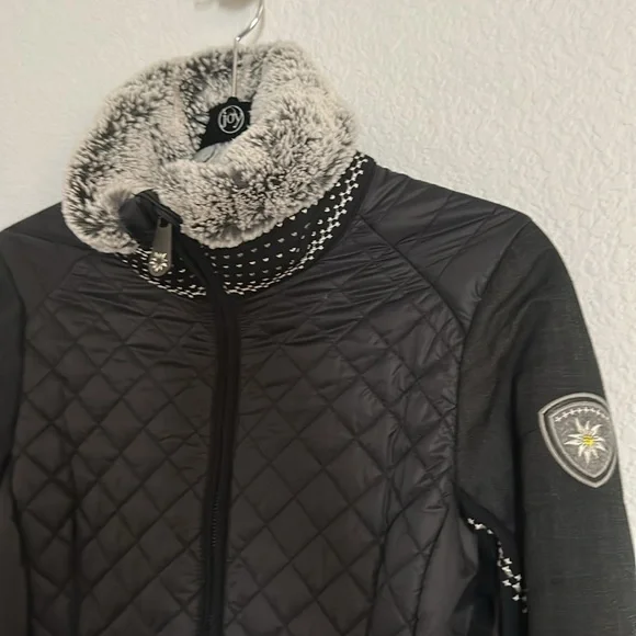 Alp-n-Rock black Courcheval faux fur jacket 2 - Picture 10 of 17